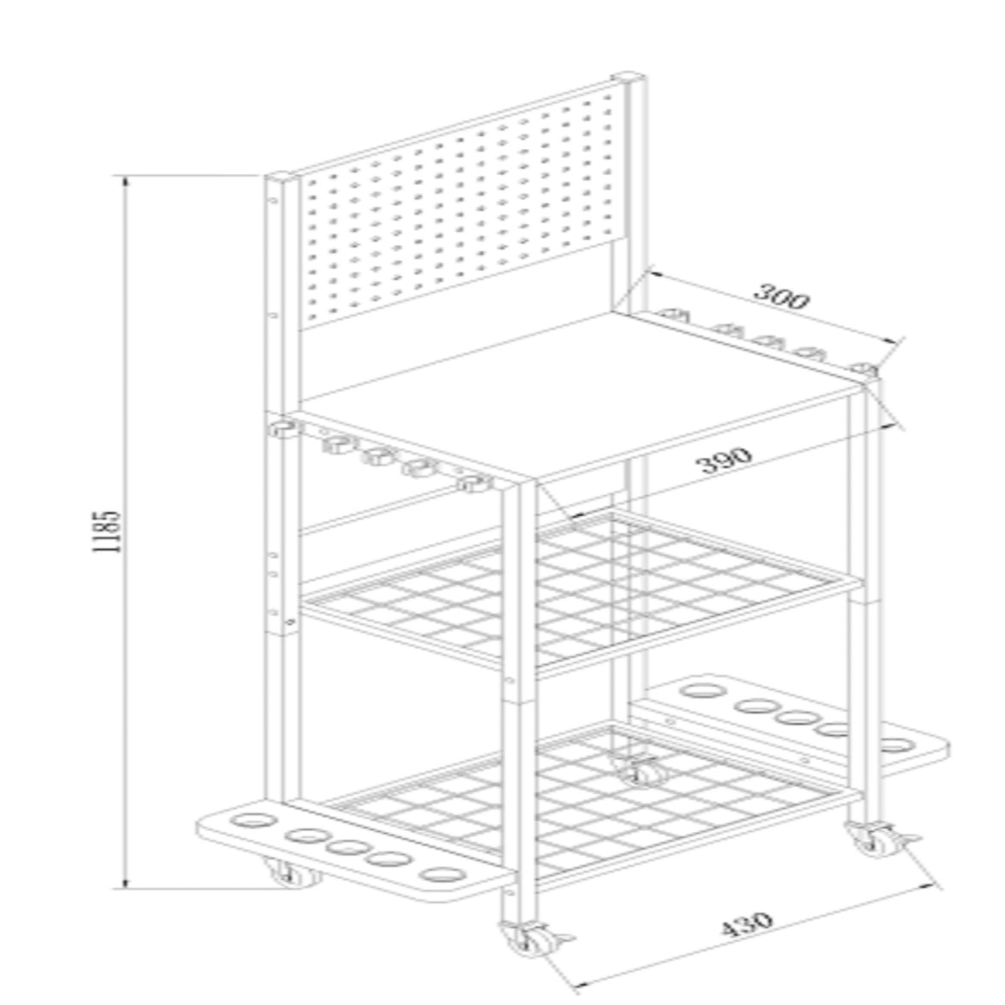Fishing Rod Holders For Garage,Fishing Pole Holders,Fishing Gear Storage Up To 12 Rods With Hooks And Wheels,Fishing Cart For Garage Home Entryway Corner Gift Ideas For Men Dad