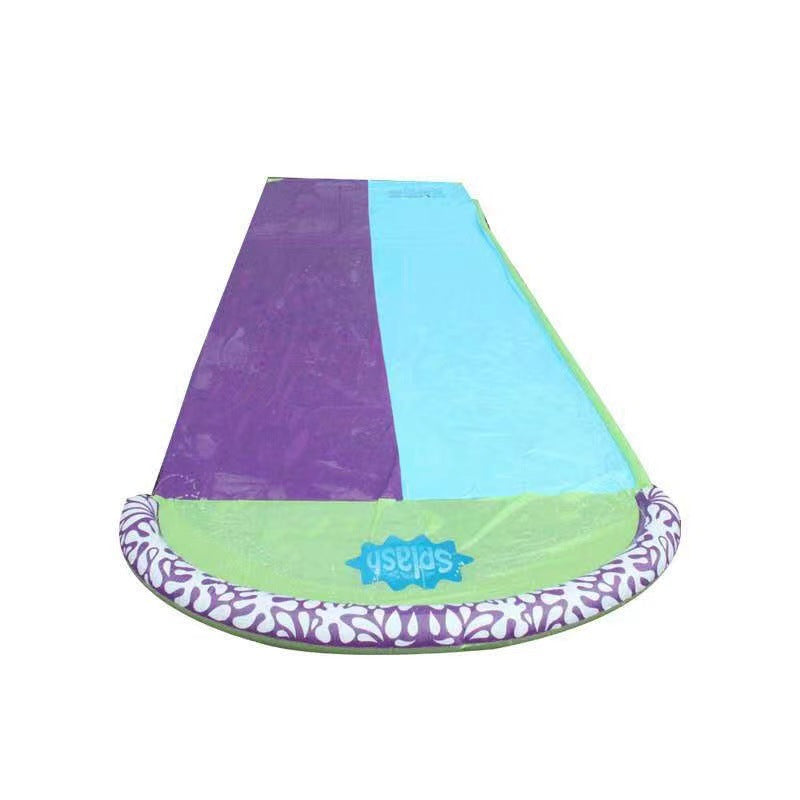 Extra Long Water Slide with 2 Inflatable Boards, Inflatable Outdoor Splash Water Slide Slip with Sprinkler for Kids Adults Backyard, Summer Outdoor Water Toys