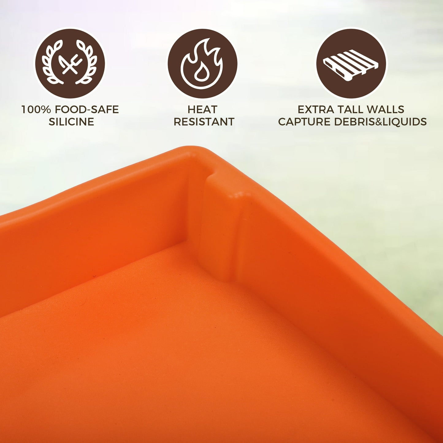 Crtynell Silicone Griddle Mat, Grill Cover,22" Griddle Mat Protective Cover for 22 in Griddle, Heavy Duty Food Grade Silicone Mat