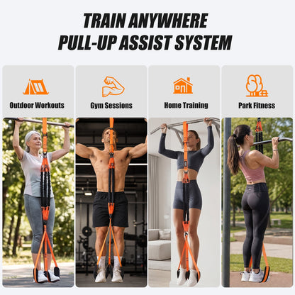 FAGINEY Pull Up Assistance Bands 75-300lbs, Adjustable Resistance Band for Pull Up Bar with Storage Bag for Home Gym Workout