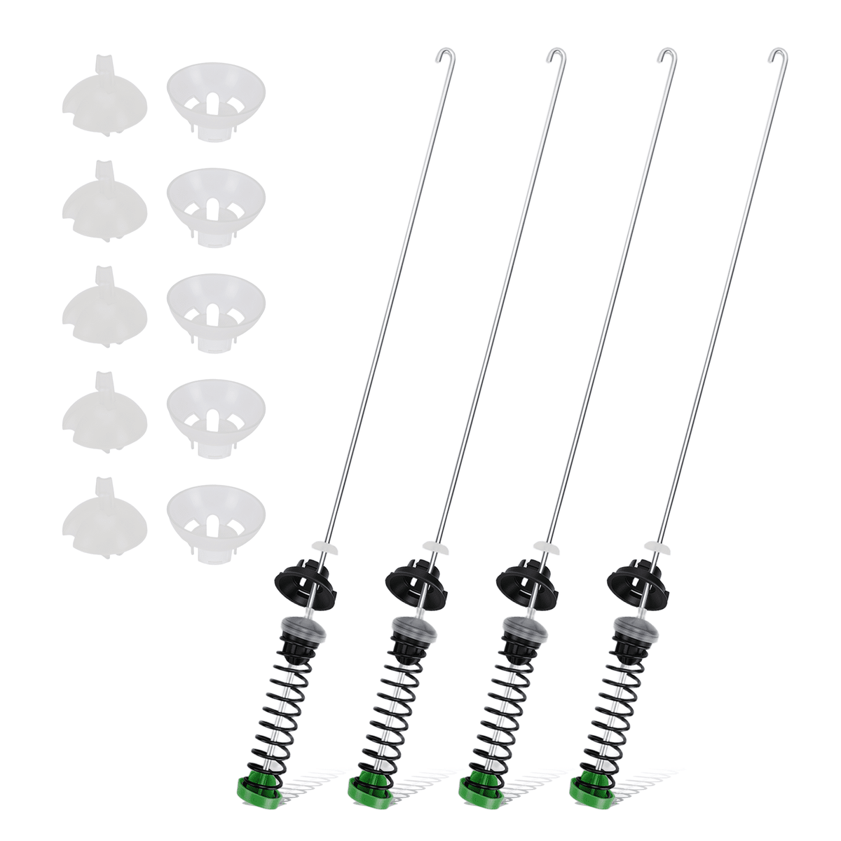 FAGINEY 4PCS W11130362 Washer Suspension Rod Kit 23.2 Inch Compatible with Maytag Washer Replaces W10594080 W10735786 W10748956
