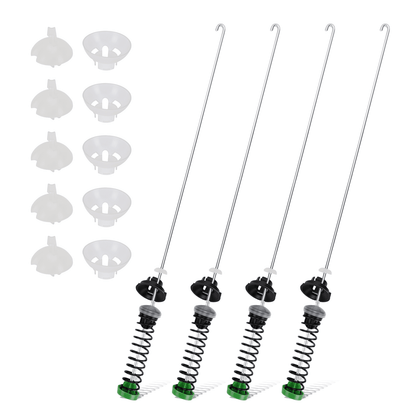 FAGINEY 4PCS W11130362 Washer Suspension Rod Kit 23.2 Inch Compatible with Maytag Washer Replaces W10594080 W10735786 W10748956