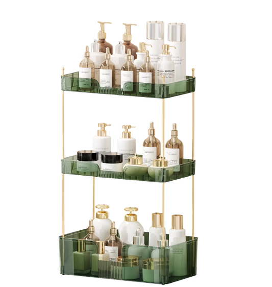 3 Tier Bathroom Cabinet Organizer,Multi-Purpose Under Sink Organizers and Storage for Kitchen