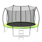 12FT Trampoline High-Durability Backyard Trampoline with Enclosure Net and Ladder, Perfect for Kids and Adults, 1000lbs Weight capacity