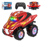 Loewten Remote Control Car,RC Stunt Cars Dancing Car with Spray and Colorful Light for Kids Christmas Birthday Gift,Red