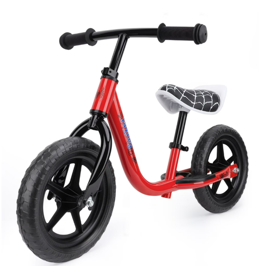 12-Inch Balance Bike No Pedal Lightweight Bike for Boys Girls 1.5 to 4 Years Old, Toddler Bike with Adjustable Seat, Carry Handle