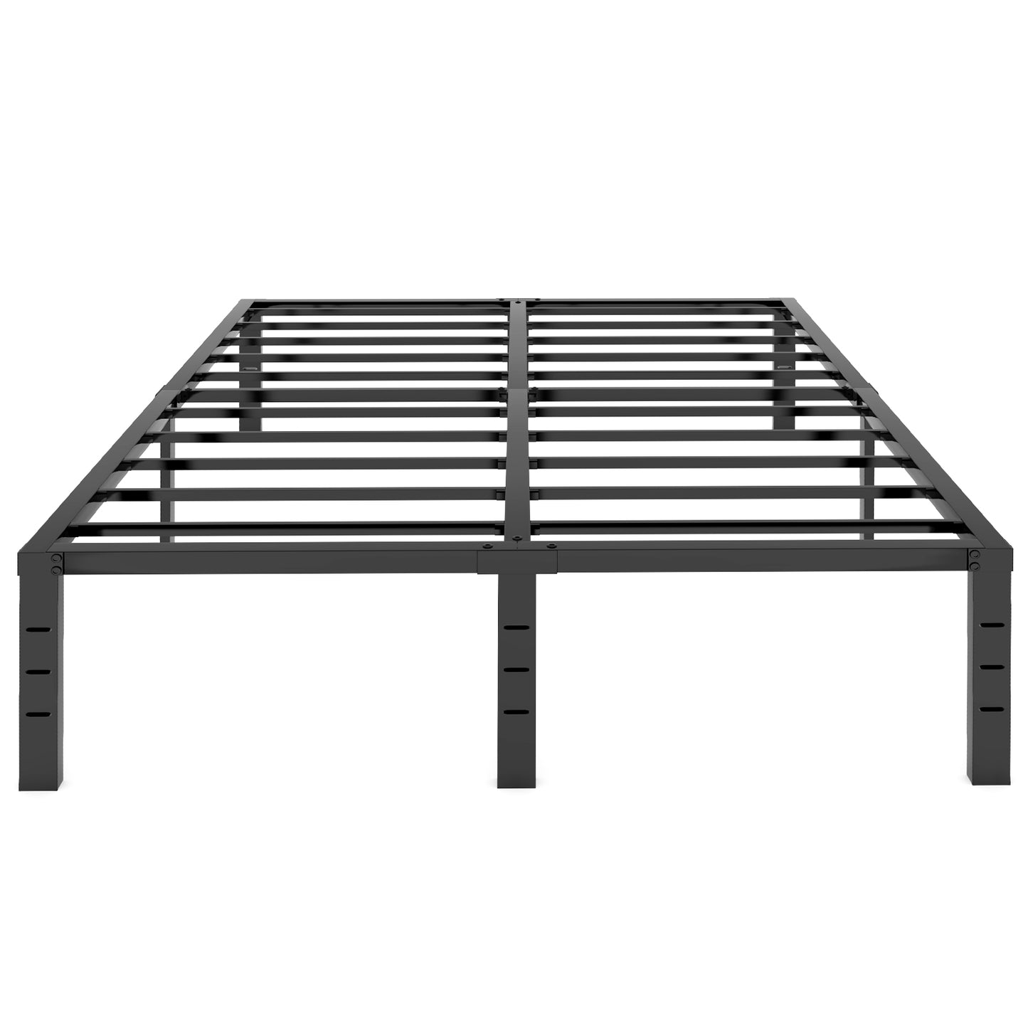 LAFGUR Queen Bed Frame - Sturdy Platform Bed Frame Metal Bed Frame No Box Spring Needed Heavy Duty Queen Size Bed Frame Easy Assembly Strong Bearing Capacity, Under Bed Storage