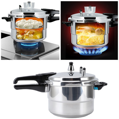 Pressure Cooker Aluminum Alloy High Explosion Proof High Temp Resisting For Gas Stove Induction Cooker