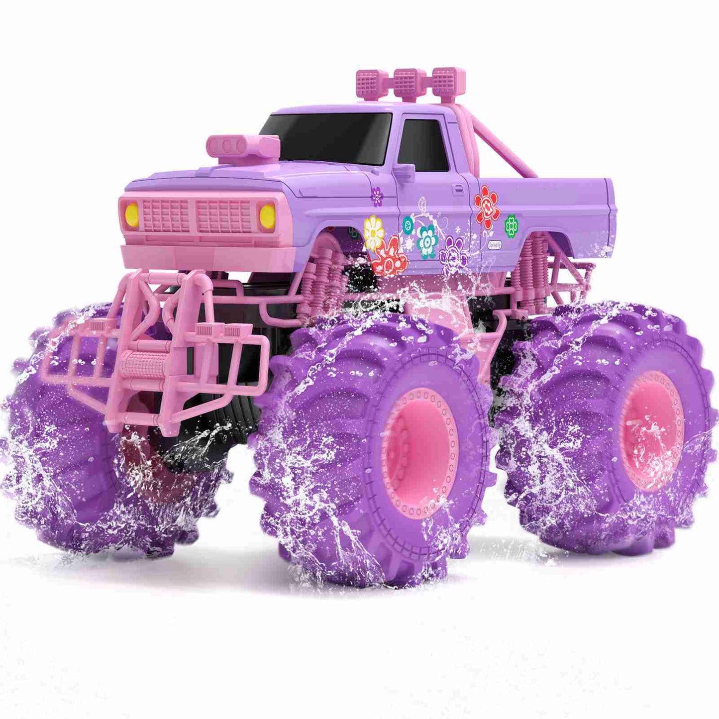 Amphibious Remote Control Car 2.4GHz 1:16 All Terrain Waterproof RC Monster Truck Kids Pool Toys