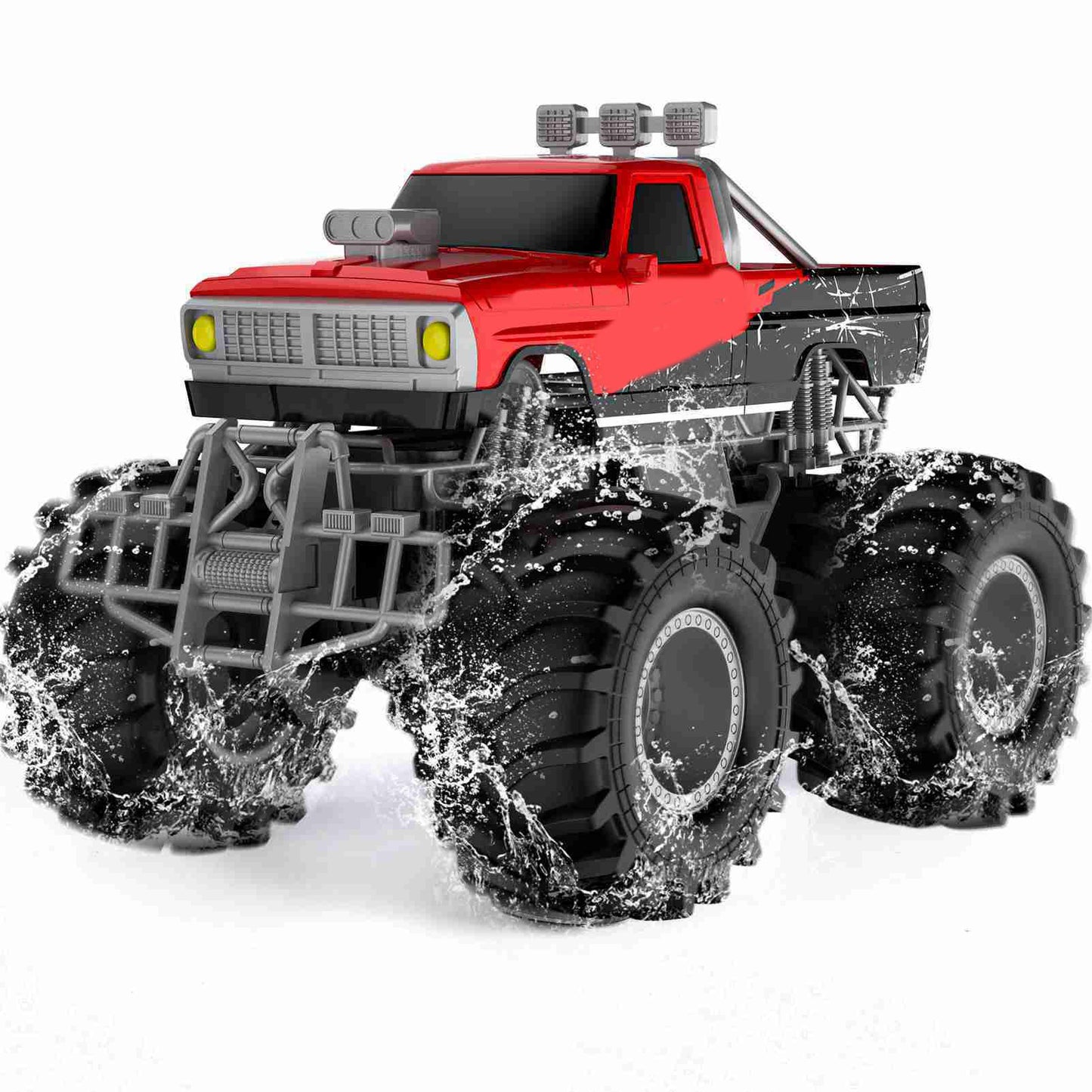 Amphibious RC Car 2.4GHz 1:16 All Terrain Waterproof Monster Truck & Boat for Kids, Perfect Christmas Gift for Boys Girls