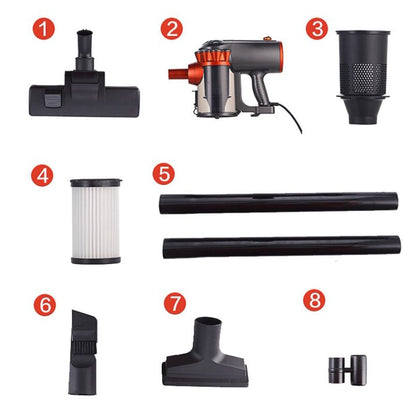 Vacuum Cleaner with 600W Motor, Corded Stick Vacuum,18Kpa Suction Handheld Vacuums for Home