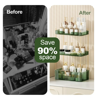 3 Tier Bathroom Cabinet Organizer,Multi-Purpose Under Sink Organizers and Storage for Kitchen