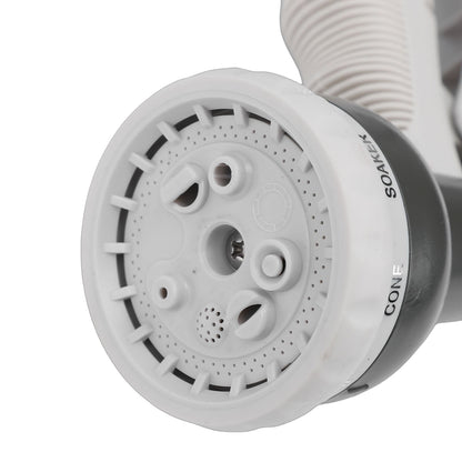 Mini Retractable Garden Hose Reel, Portable Simple Home 45+5 FT Hose Reel with 7 Adjustable Patterns Spray Nozzle&Standard Connector, Watering Hose Reel for Gardens Yards and lawns