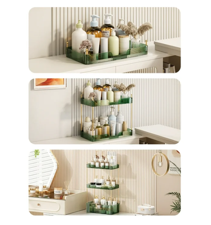 3 Tier Bathroom Cabinet Organizer,Multi-Purpose Under Sink Organizers and Storage for Kitchen