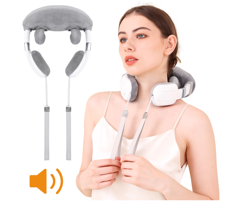 AMONSEE 5D Neck and Shoulder Massager with Heat for Pain Relief and Deep Tissue Massage