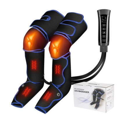 AMONSEE Leg Massager with Heat and Compression, Relaxation and Pain Relief with 6 Modes 3 Vibration