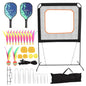 Portable Pickleball with Net, A Racket Game That Combines Pickleball, Badminton, and Tennis, Backyard Games Sport Outdoor Indoor, Fun Games for Kids & Adults