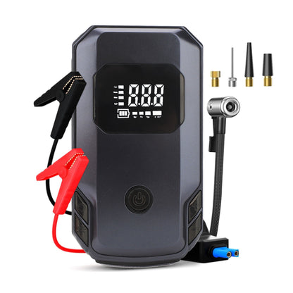 3500A Jump Starter with Air Compressor, Jump Starter Up To 8L Gas/6L Diesel Engines with 150PSI Digital Tire Inflator, LCD Screen, LED Light, USB Fast Charging