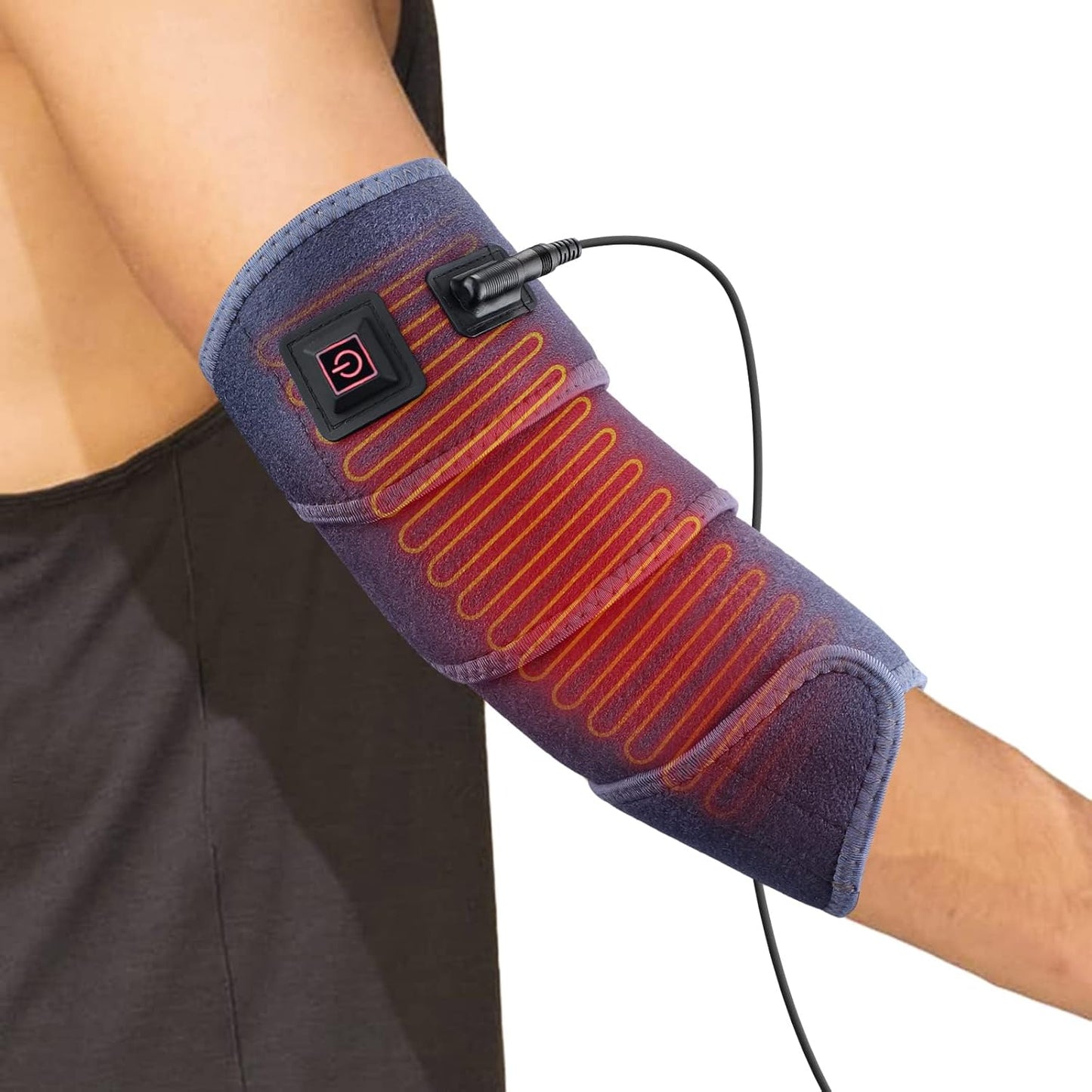 Heating Pad Wrap for Multiple Areas, 45x3.5in Extra Long Heated Arm Wrap, Portable Heat Brace for Wrist Elbows Arms Knee Ankle Leg, 3 Heat Settings All-around Body Warmer Heating Pad for Pain Relief