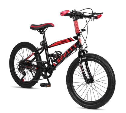 SPPTTY 20-24 inch Bike,6-Speed Mountain Bike for Men Women Boys Girls,Comfort Saddle,Yellow